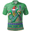Canberra Raiders Christmas Custom Polo Shirt - Ugly Xmas And Aboriginal Patterns For Die Hard Fan Polo Shirt