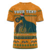 Australia Wallabies Christmas Custom T-shirt - Ugly Xmas And Aboriginal Patterns For Die Hard Fan T-shirt