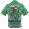 Canberra Raiders Christmas Custom Hawaiian Shirt - Ugly Xmas And Aboriginal Patterns For Die Hard Fan Hawaiian Shirt