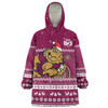 Queensland Cane Toads Christmas Custom Snug Hoodie - Ugly Xmas And Aboriginal Patterns For Die Hard Fan Snug Hoodie