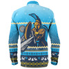 Gold Coast Titans Christmas Custom Long Sleeve Shirt - Ugly Xmas And Aboriginal Patterns For Die Hard Fan Long Sleeve Shirt