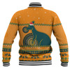 Australia Wallabies Christmas Custom Baseball Jacket - Ugly Xmas And Aboriginal Patterns For Die Hard Fan Baseball Jacket
