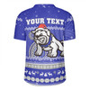 Canterbury-Bankstown Bulldogs Christmas Custom Rugby Jersey - Ugly Xmas And Aboriginal Patterns For Die Hard Fan Rugby Jersey