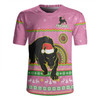 Penrith Panthers Christmas Custom Rugby Jersey - Ugly Xmas And Aboriginal Patterns For Die Hard Fan Rugby Jersey