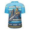 Gold Coast Titans Christmas Custom Rugby Jersey - Ugly Xmas And Aboriginal Patterns For Die Hard Fan Rugby Jersey