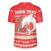 Redcliffe Dolphins Christmas Custom Rugby Jersey - Ugly Xmas And Aboriginal Patterns For Die Hard Fan Rugby Jersey