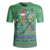 Canberra Raiders Christmas Custom Rugby Jersey - Ugly Xmas And Aboriginal Patterns For Die Hard Fan Rugby Jersey