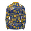 Parramatta Eels Long Sleeve Polo Shirt - Team Of Us Die Hard Fan Supporters Comic Style Long Sleeve Polo Shirt