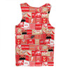 Redcliffe Dolphins Men Singlet - Team Of Us Die Hard Fan Supporters Comic Style Men Singlet