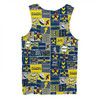 North Queensland Cowboys Men Singlet - Team Of Us Die Hard Fan Supporters Comic Style Men Singlet