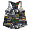 Penrith Panthers Women Racerback Singlet - Team Of Us Die Hard Fan Supporters Comic Style Women Racerback Singlet