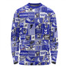 Canterbury-Bankstown Bulldogs Long Sleeve T-Shirt - Team Of Us Die Hard Fan Supporters Comic Style Long Sleeve T-Shirt