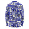 Canterbury-Bankstown Bulldogs Long Sleeve T-Shirt - Team Of Us Die Hard Fan Supporters Comic Style Long Sleeve T-Shirt