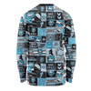 Cronulla-Sutherland Sharks Long Sleeve T-shirt - Team Of Us Die Hard Fan Supporters Comic Style Long Sleeve T-shirt