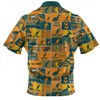 Australia Wallabies Zip Polo Shirt - Team Of Us Die Hard Fan Supporters Comic Style Zip Polo Shirt