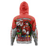 St. George Illawarra Dragons Christmas Custom Hoodie - Merry Christmas Our Beloved Team With Aboriginal Dot Art Pattern Hoodie