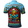 Gold Coast Titans Christmas Custom Polo Shirt - Merry Christmas Our Beloved Team With Aboriginal Dot Art Pattern Polo Shirt