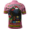 Penrith Panthers Christmas Custom Polo Shirt - Merry Christmas Our Beloved Team With Aboriginal Dot Art Pattern V2 Polo Shirt