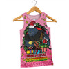 Penrith Panthers Christmas Custom Men Singlet - Merry Christmas Our Beloved Team With Aboriginal Dot Art Pattern V2 Men Singlet