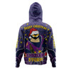 Melbourne Storm Christmas Custom Hoodie - Christmas Knit Patterns Vintage Jersey Ugly Hoodie