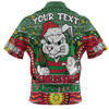 South Sydney Rabbitohs Custom Polo Shirt - Christmas Knit Patterns Vintage Jersey Ugly Polo Shirt