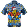 Gold Coast Titans Christmas Custom Polo Shirt - Christmas Knit Patterns Vintage Jersey Ugly Polo Shirt