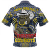 North Queensland Cowboys Christmas Custom Polo Shirt - Christmas Knit Patterns Vintage Jersey Ugly Polo Shirt