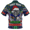 New Zealand Warriors Christmas Custom Polo Shirt - Christmas Knit Patterns Vintage Jersey Ugly Polo Shirt