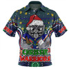New Zealand Warriors Christmas Custom Polo Shirt - Christmas Knit Patterns Vintage Jersey Ugly Polo Shirt