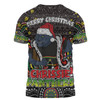 Penrith Panthers Christmas Custom T-shirt - Christmas Knit Patterns Vintage Jersey Ugly T-shirt