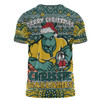 Australia Wallabies Christmas Custom T-shirt - Christmas Knit Patterns Vintage Jersey Ugly T-shirt