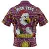 Manly Warringah Sea Eagles Christmas Custom Hawaiian Shirt - Christmas Knit Patterns Vintage Jersey Ugly Hawaiian Shirt