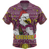 Manly Warringah Sea Eagles Christmas Custom Hawaiian Shirt - Christmas Knit Patterns Vintage Jersey Ugly Hawaiian Shirt