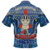 Newcastle Knights Christmas Custom Hawaiian Shirt - Christmas Knit Patterns Vintage Jersey Ugly Hawaiian Shirt