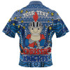 Newcastle Knights Christmas Custom Hawaiian Shirt - Christmas Knit Patterns Vintage Jersey Ugly Hawaiian Shirt