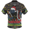 Penrith Panthers Christmas Custom Hawaiian Shirt - Christmas Knit Patterns Vintage Jersey Ugly Hawaiian Shirt