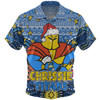 Gold Coast Titans Christmas Custom Hawaiian Shirt - Christmas Knit Patterns Vintage Jersey Ugly Hawaiian Shirt