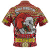 Redcliffe Dolphins Christmas Custom Hawaiian Shirt - Christmas Knit Patterns Vintage Jersey Ugly Hawaiian Shirt