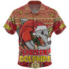 Redcliffe Dolphins Christmas Custom Hawaiian Shirt - Christmas Knit Patterns Vintage Jersey Ugly Hawaiian Shirt