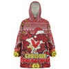 St. George Illawarra Dragons Christmas Custom Snug Hoodie - Christmas Knit Patterns Vintage Jersey Ugly Snug Hoodie