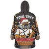 Wests Tigers Christmas Custom Snug Hoodie - Christmas Knit Patterns Vintage Jersey Ugly Snug Hoodie