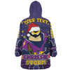 Melbourne Storm Christmas Custom Snug Hoodie - Christmas Knit Patterns Vintage Jersey Ugly Snug Hoodie