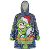 Canberra Raiders Christmas Custom Snug Hoodie - Christmas Knit Patterns Vintage Jersey Ugly Snug Hoodie