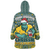 Australia Wallabies Christmas Custom Snug Hoodie - Christmas Knit Patterns Vintage Jersey Ugly Snug Hoodie