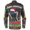 Penrith Panthers Christmas Custom Long Sleeve Shirt - Christmas Knit Patterns Vintage Jersey Ugly Long Sleeve Shirt