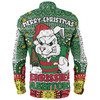 South Sydney Rabbitohs Custom Long Sleeve Shirt - Christmas Knit Patterns Vintage Jersey Ugly Long Sleeve Shirt