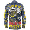 North Queensland Cowboys Christmas Custom Long Sleeve Shirt - Christmas Knit Patterns Vintage Jersey Ugly Long Sleeve Shirt