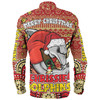 Redcliffe Dolphins Christmas Custom Long Sleeve Shirt - Christmas Knit Patterns Vintage Jersey Ugly Long Sleeve Shirt