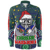 New Zealand Warriors Christmas Custom Long Sleeve Shirt - Christmas Knit Patterns Vintage Jersey Ugly Long Sleeve Shirt