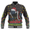 Penrith Panthers Christmas Custom Baseball Jacket - Christmas Knit Patterns Vintage Jersey Ugly Baseball Jacket